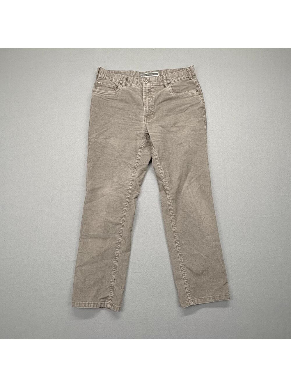 Haggar Men's Brown Corduroy Pants Size 36/30